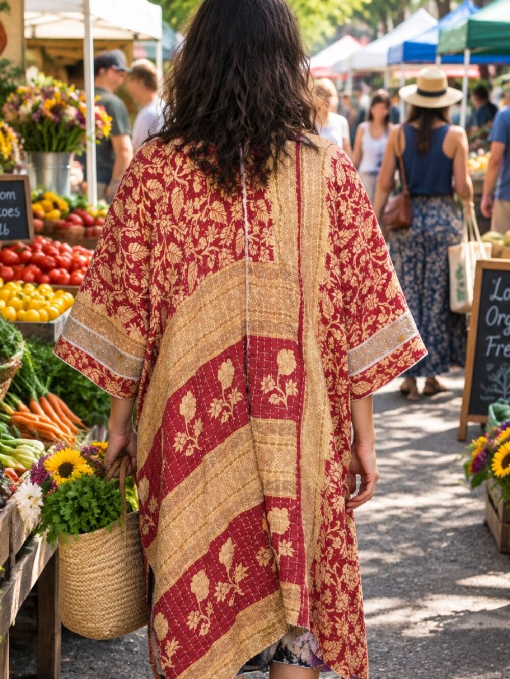 Reversible Kimono Robe - Picture 5 of 6